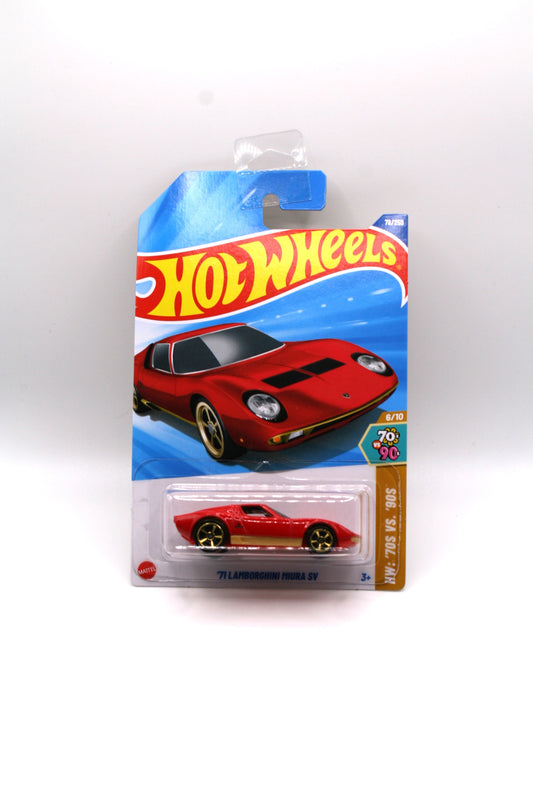 HOTWHEELS: Lamborghinini Miura SV '71